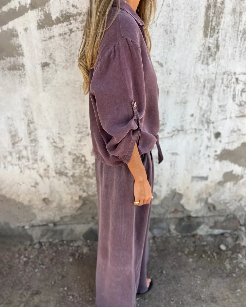 Élégant Ensemble à Manches Longues pour Femmes