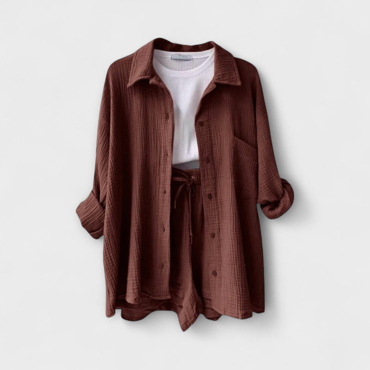 Chic Ensemble d'été à Manches Longues pour Femmes - Marie Montel