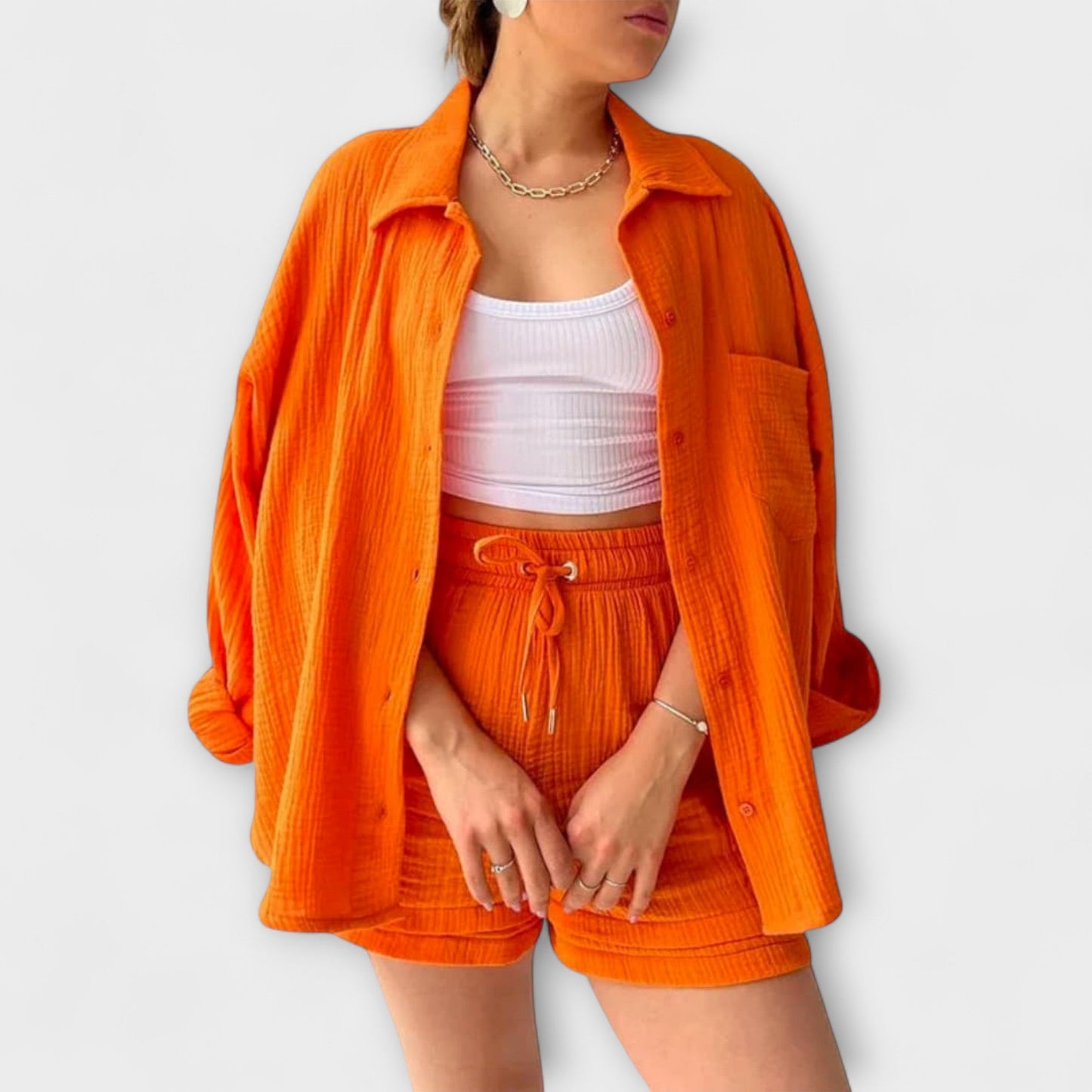 Chic Ensemble d'été à Manches Longues pour Femmes - Marie Montel