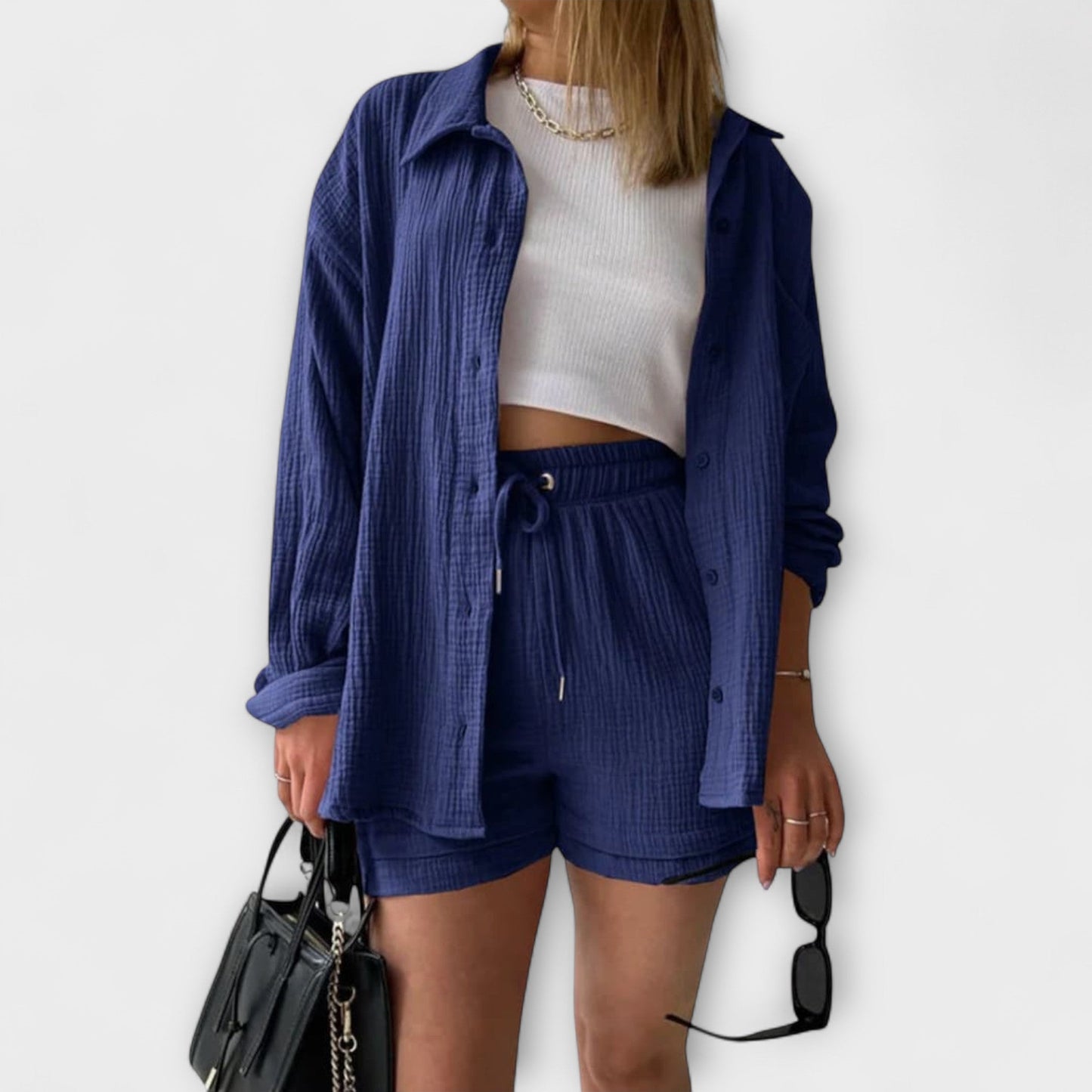 Chic Ensemble d'été à Manches Longues pour Femmes - Marie Montel