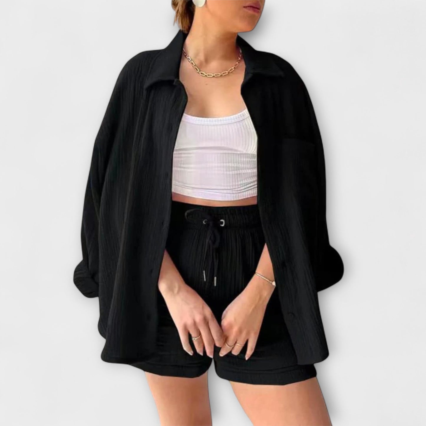 Chic Ensemble d'été à Manches Longues pour Femmes - Marie Montel
