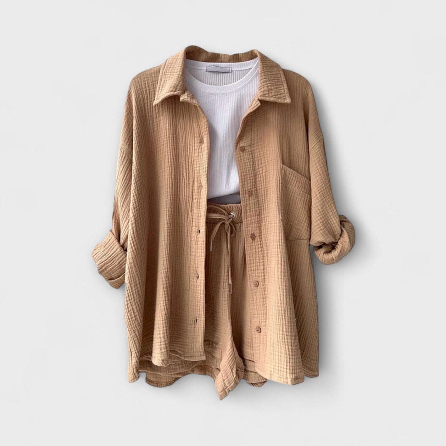 Chic Ensemble d'été à Manches Longues pour Femmes - Marie Montel