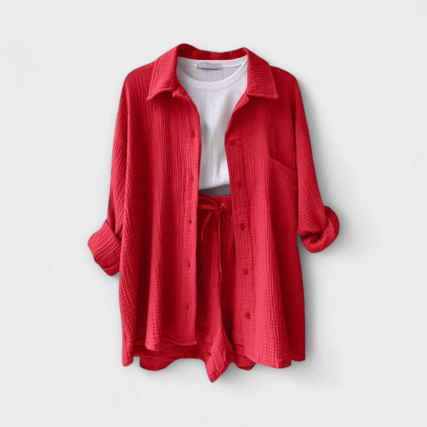 Chic Ensemble d'été à Manches Longues pour Femmes - Marie Montel