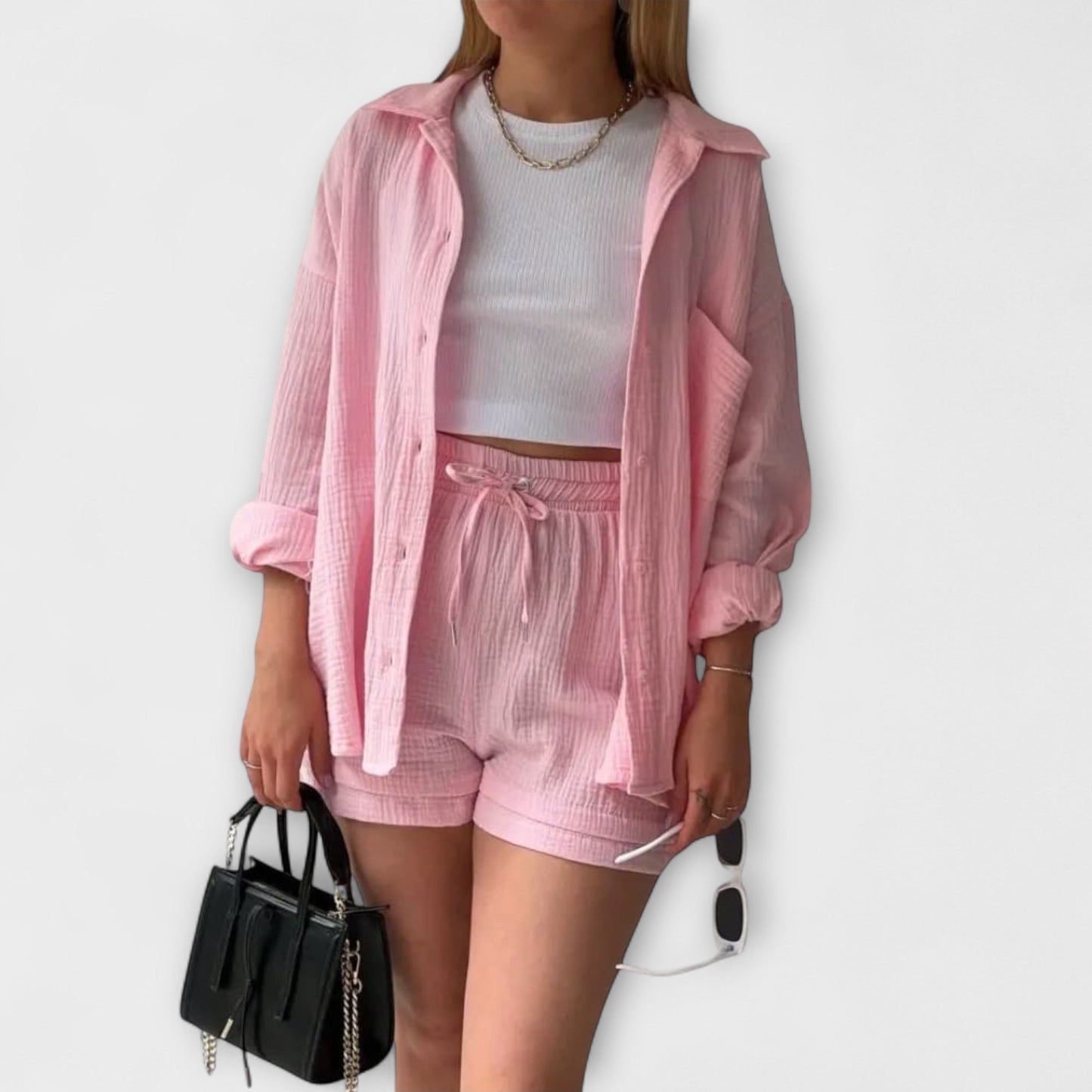 Chic Ensemble d'été à Manches Longues pour Femmes - Marie Montel