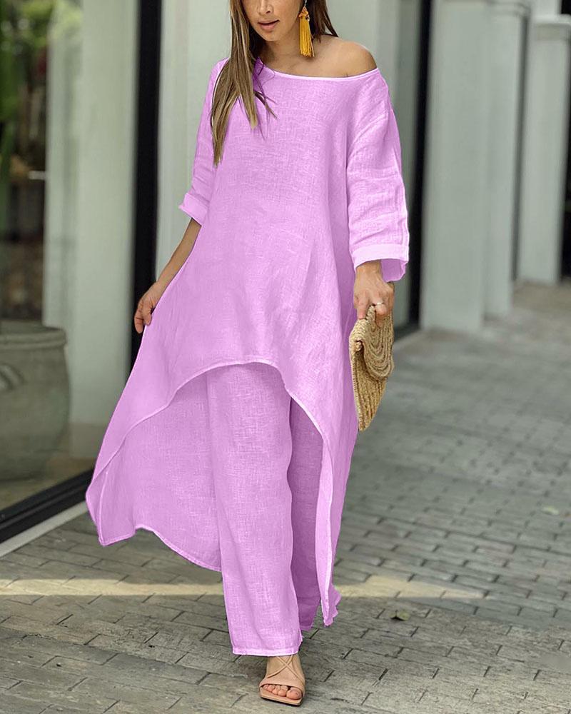 Ensemble Chic à Manches Longues pour Femmes - Marie Montel