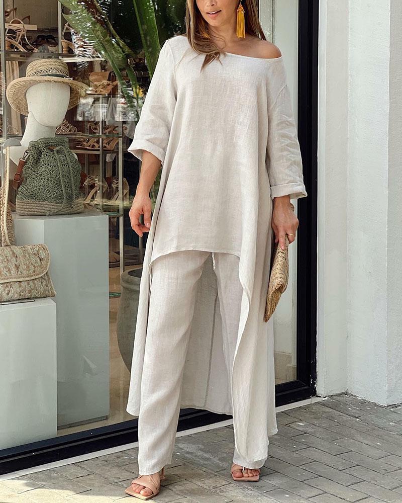 Ensemble Chic à Manches Longues pour Femmes - Marie Montel