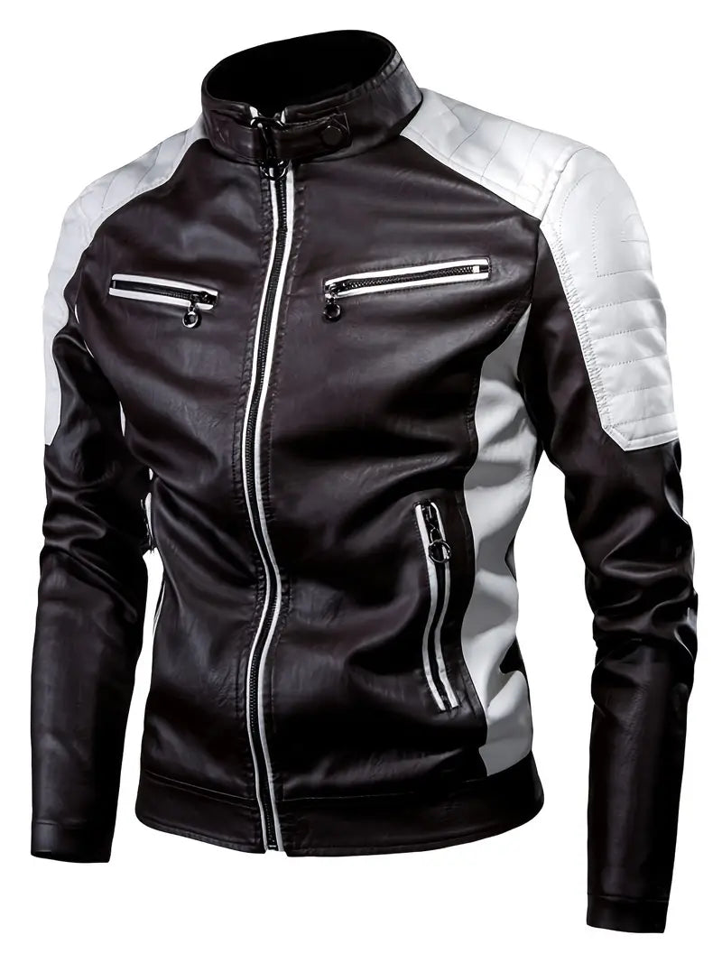 Veste de moto tendance pour hommes