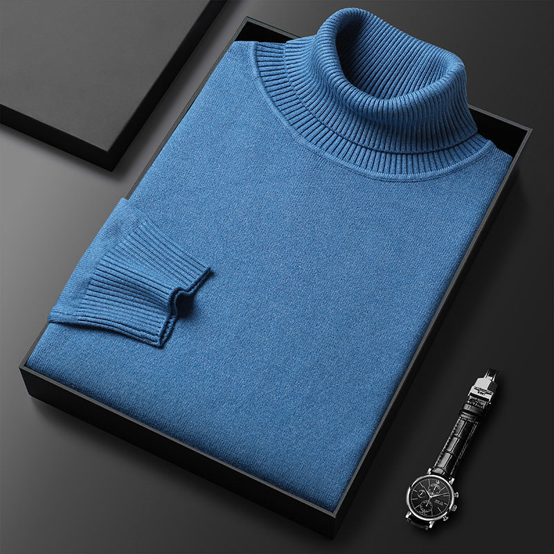 Pull Col Montant à Manches Longues pour Hommes