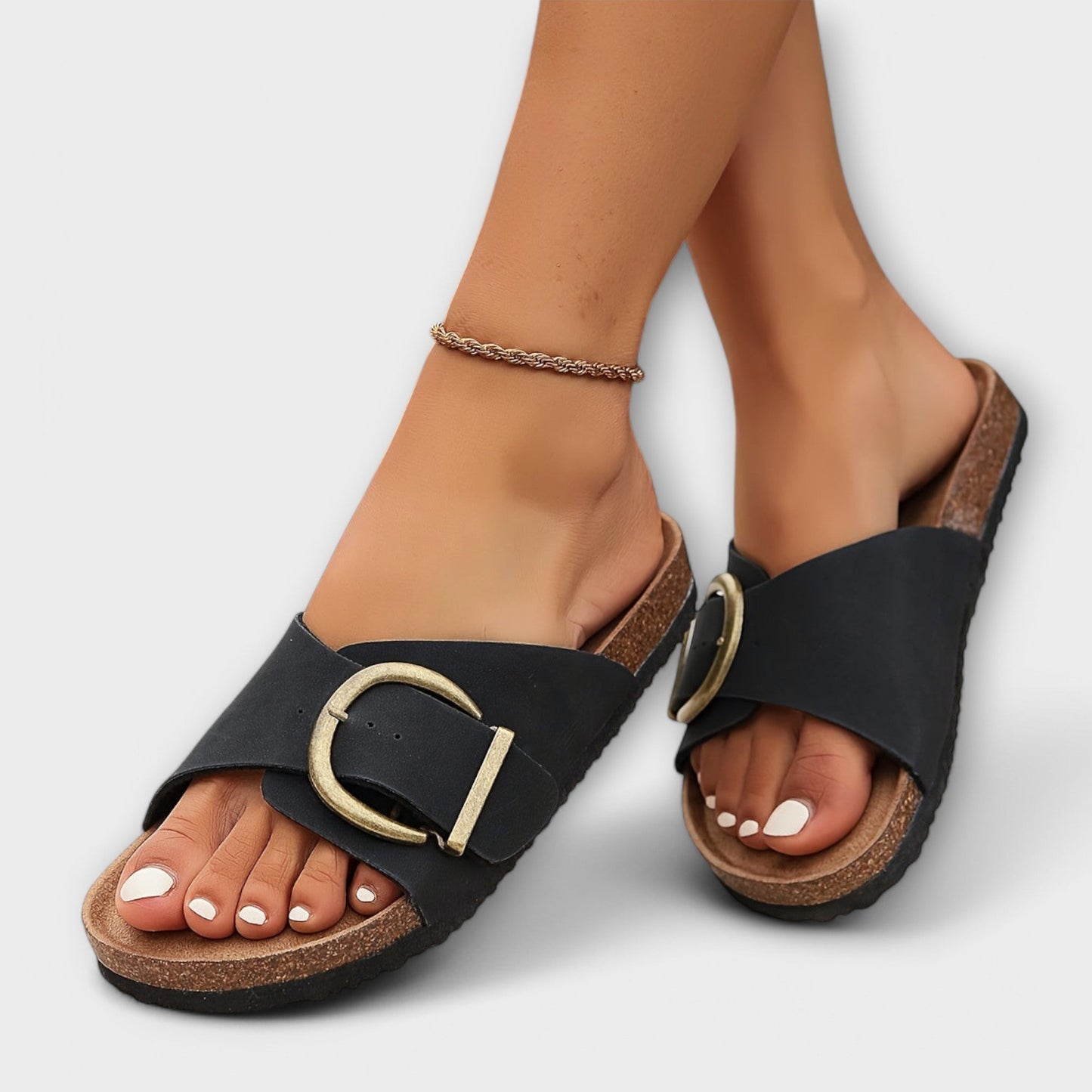 Sandales Élégantes en PU pour Femmes
