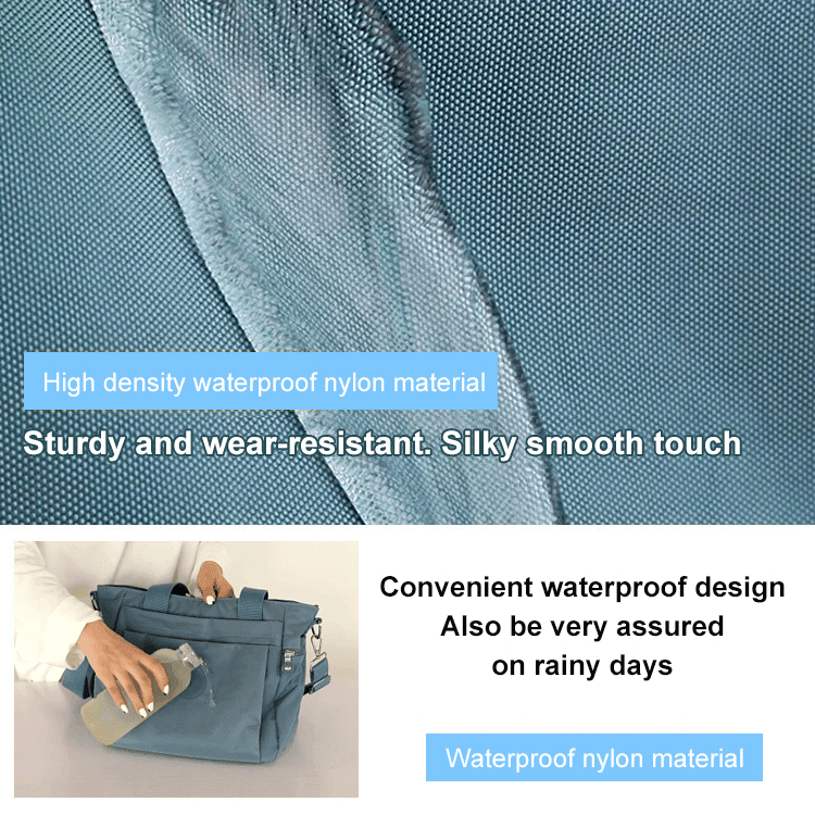 Tote Élégant en Nylon Pratique pour Femmes