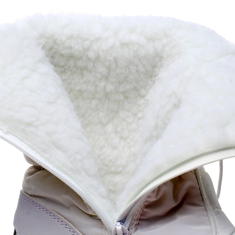 Élégantes Bottes de Neige Doublées pour Femmes