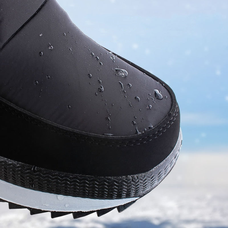 Élégantes Bottes de Neige Doublées pour Femmes