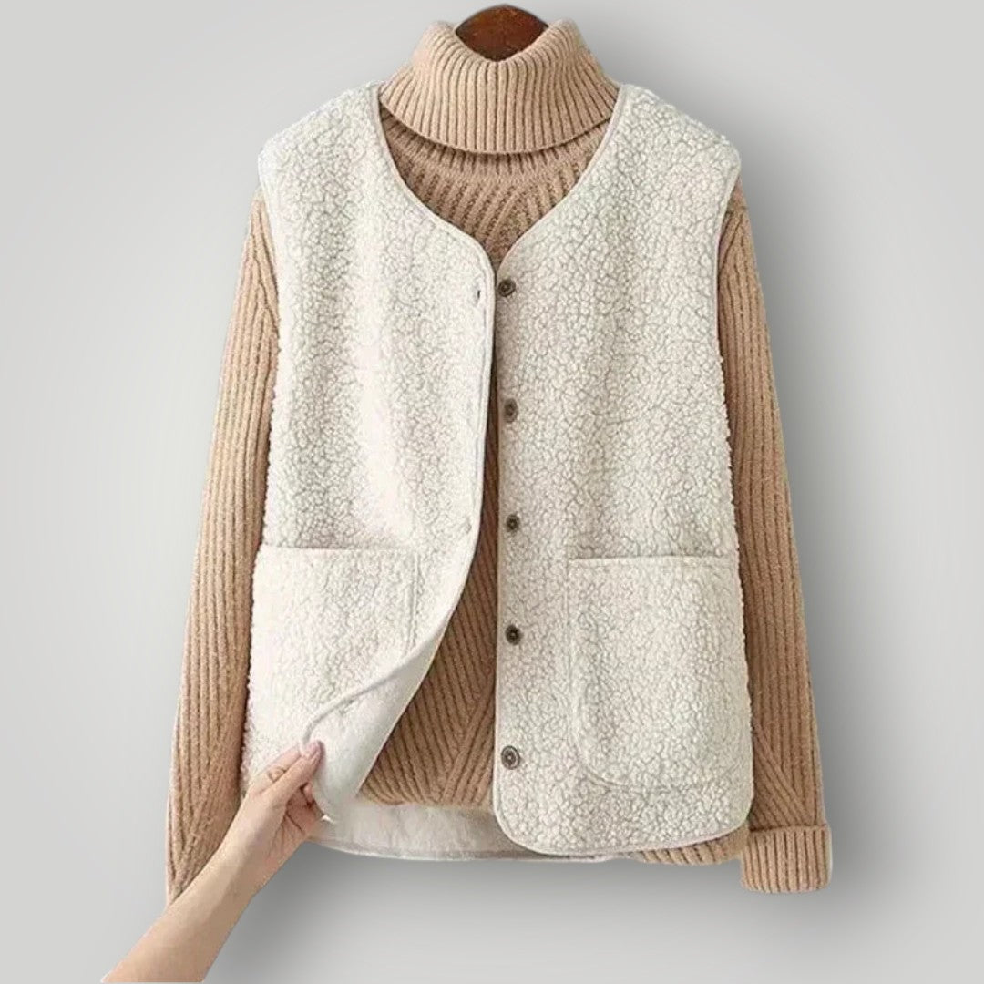 Gilet en Laine Élégant et Polyvalent pour Femmes