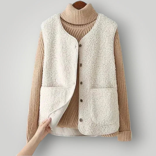 Gilet en Laine Élégant et Polyvalent pour Femmes