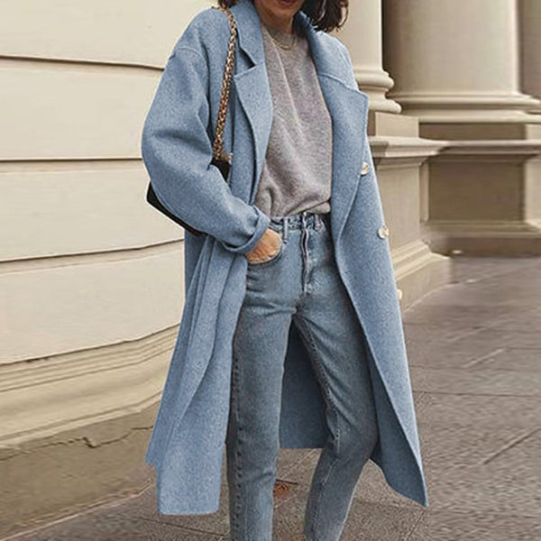 Manteau long élégant et polyvalent pour femmes