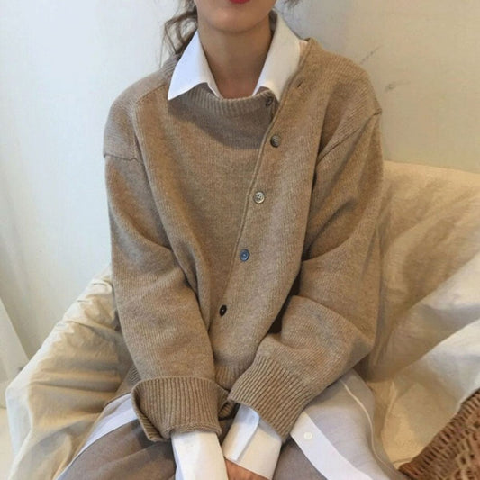 Cardigan Femme en Maille Douce – Look Tendance et Décontracté