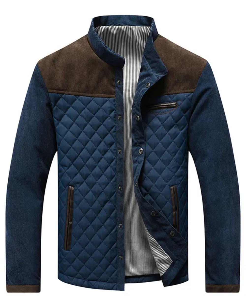 Veste Casual Chic à Fermeture Éclair pour Hommes