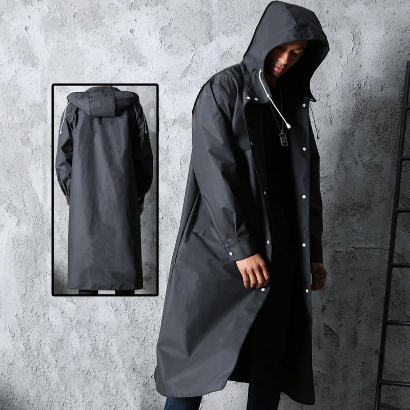 Veste de pluie longue pour hommes