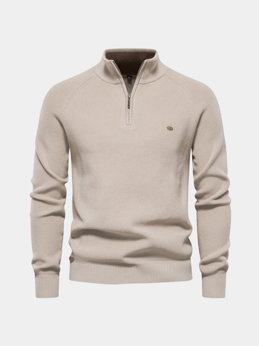 Pull Élégant à Col Montant pour Hommes