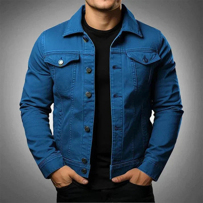 Veste en denim robuste pour hommes