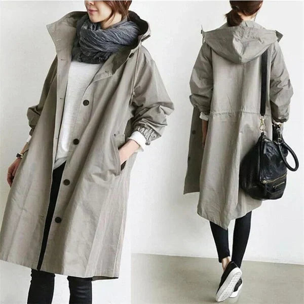 Manteau de pluie surdimensionné pour femmes