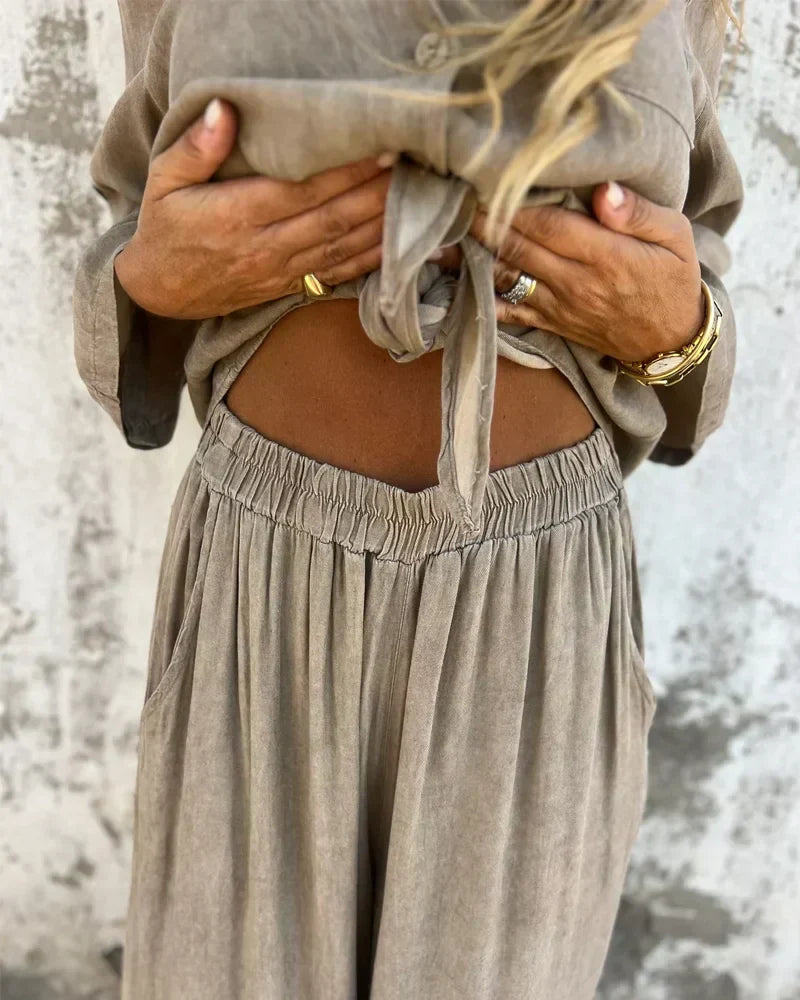 Élégant Ensemble à Manches Longues pour Femmes