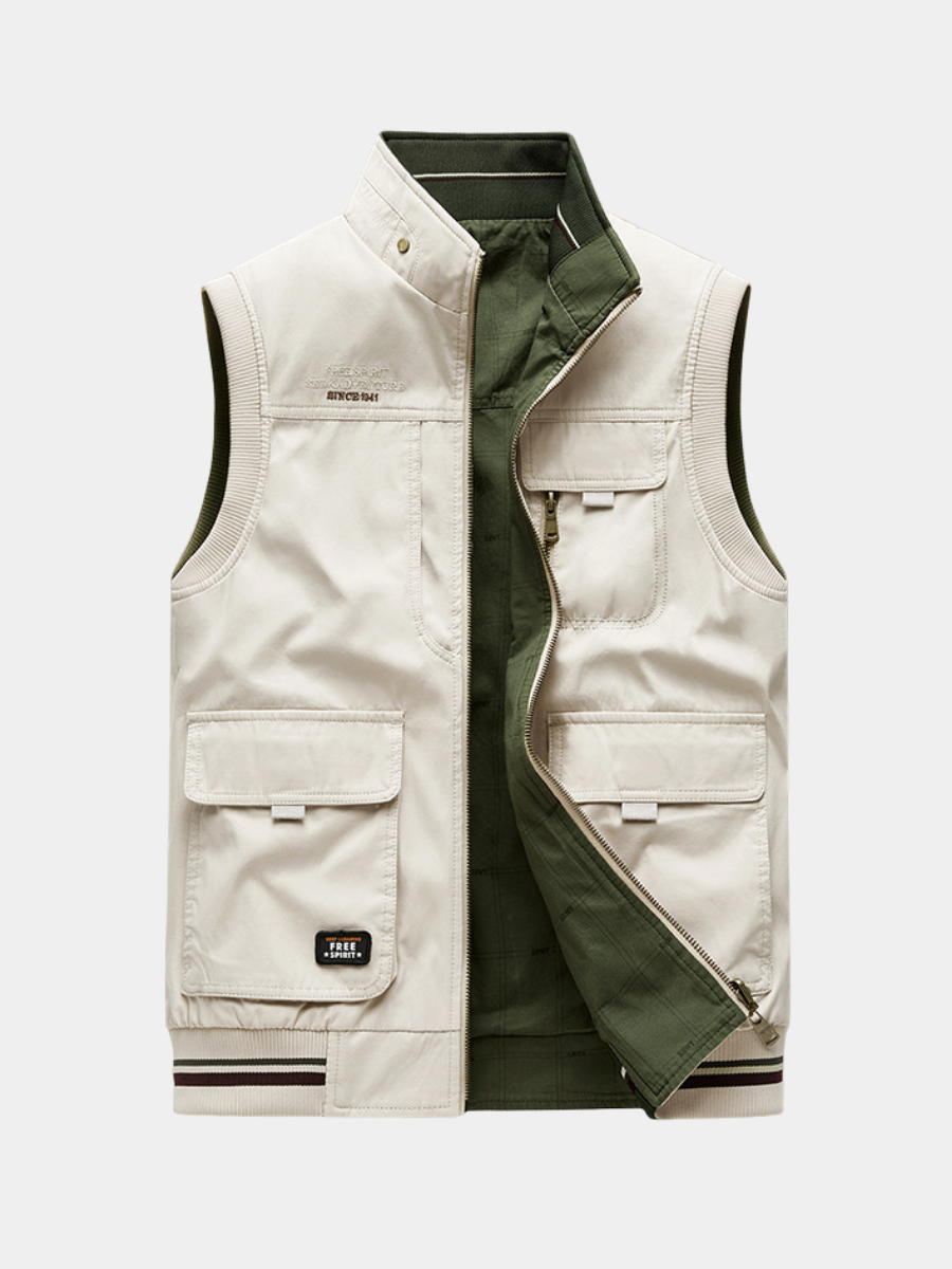 Veste Gilet en Coton pour Hommes