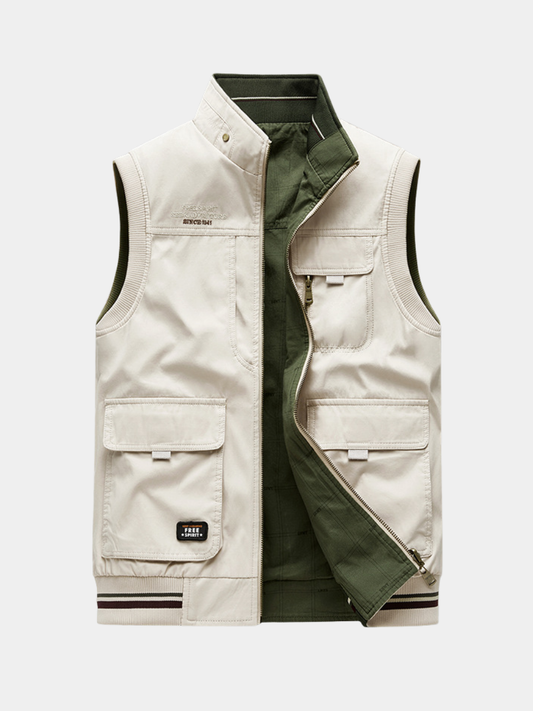 Veste Gilet en Coton pour Hommes