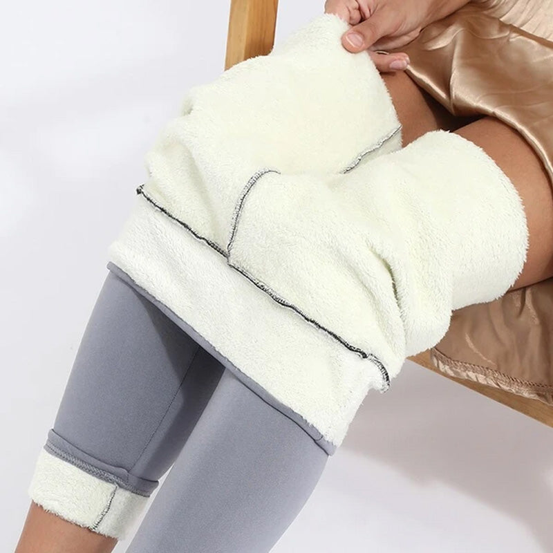 Legging doublé avec taille haute et intérieur doux