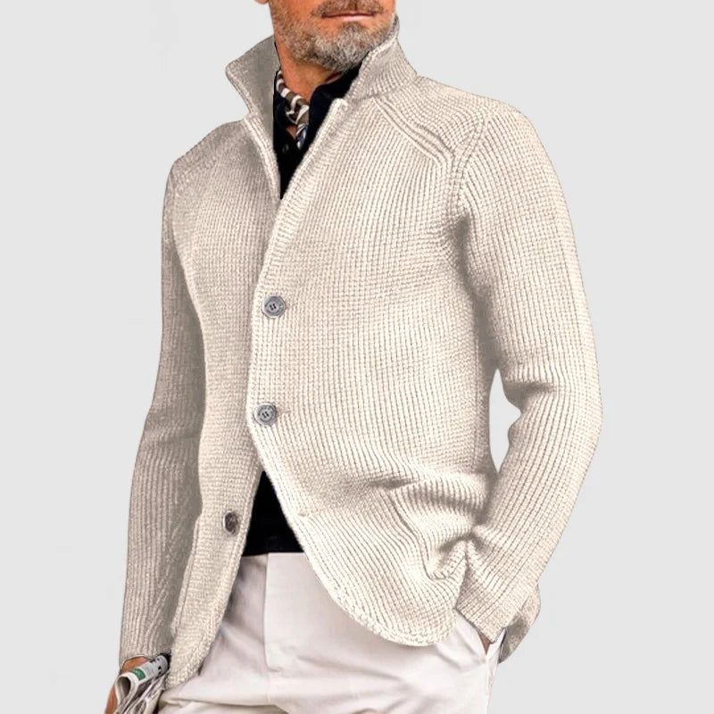 Cardigan Élégant à Manches Longues pour Hommes