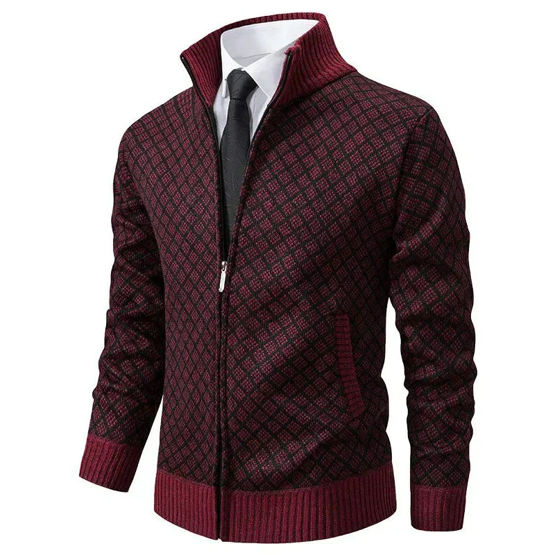 Gilet Décontracté à Col Montant pour Hommes