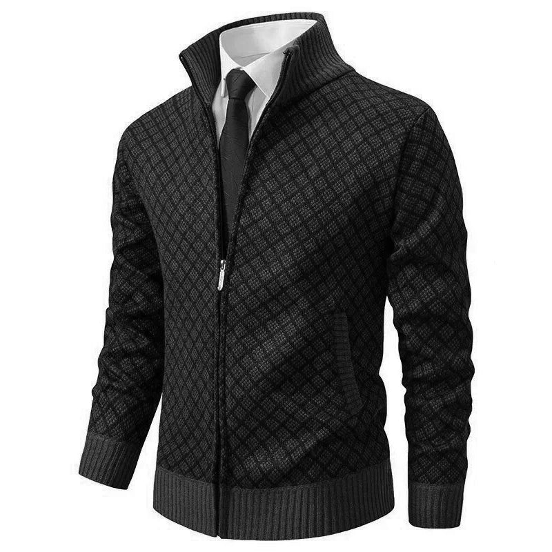 Gilet Décontracté à Col Montant pour Hommes