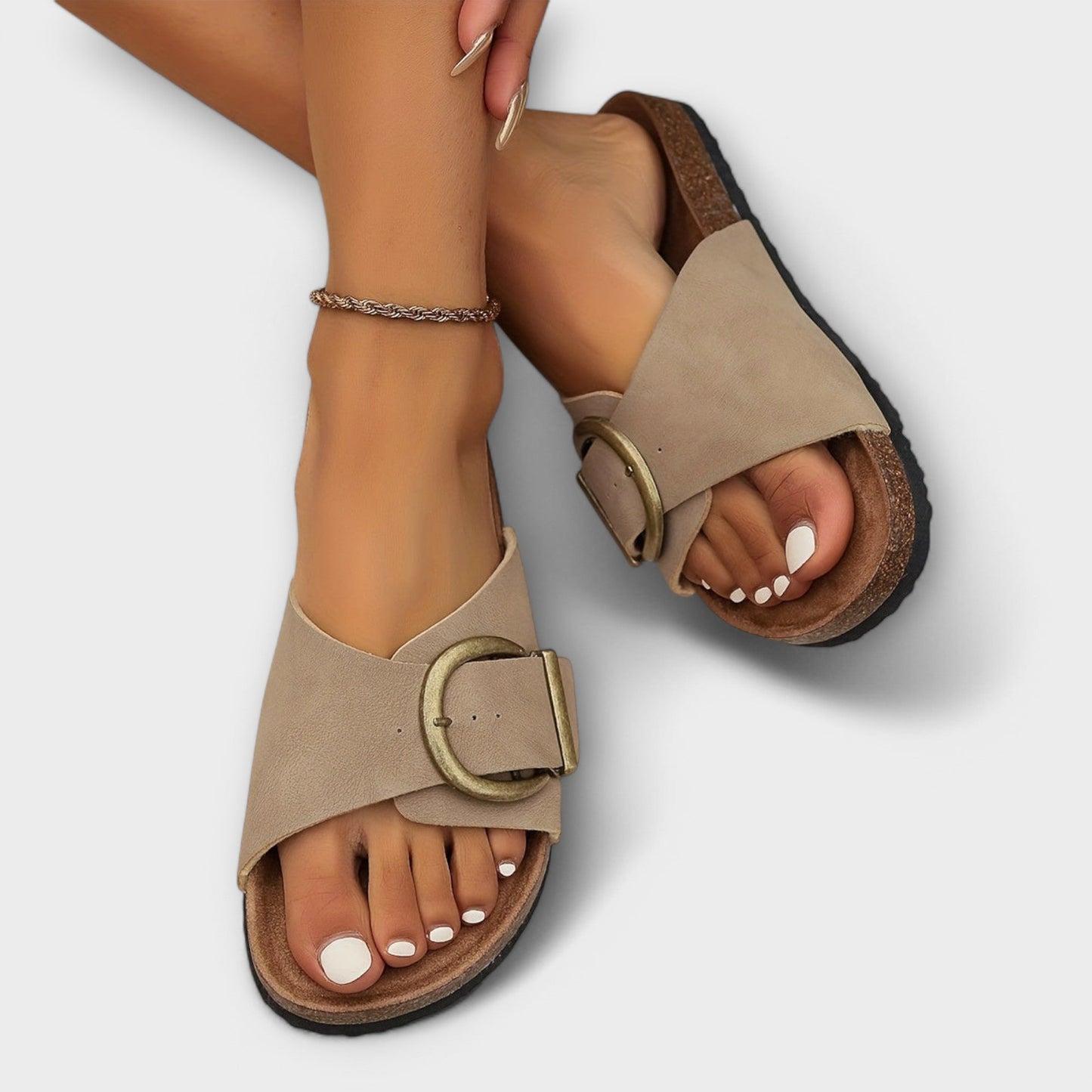 Sandales Élégantes en PU pour Femmes