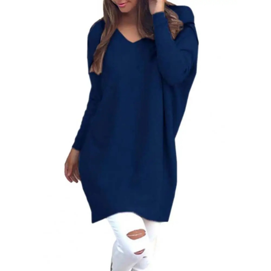 Pull Décontracté à Col Rond pour Femmes