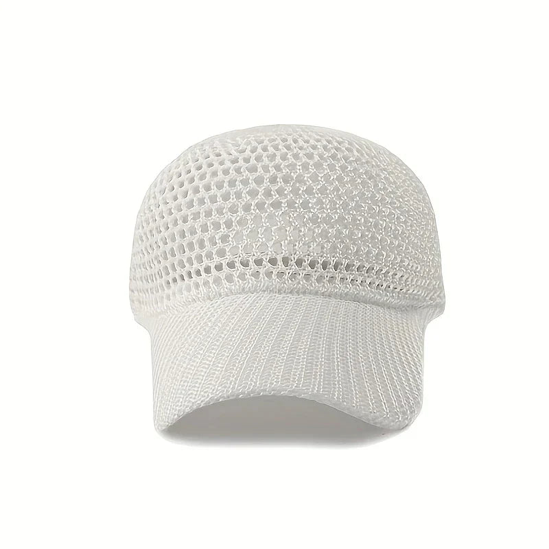 Casquette ajourée avec visière courbée et structure souple