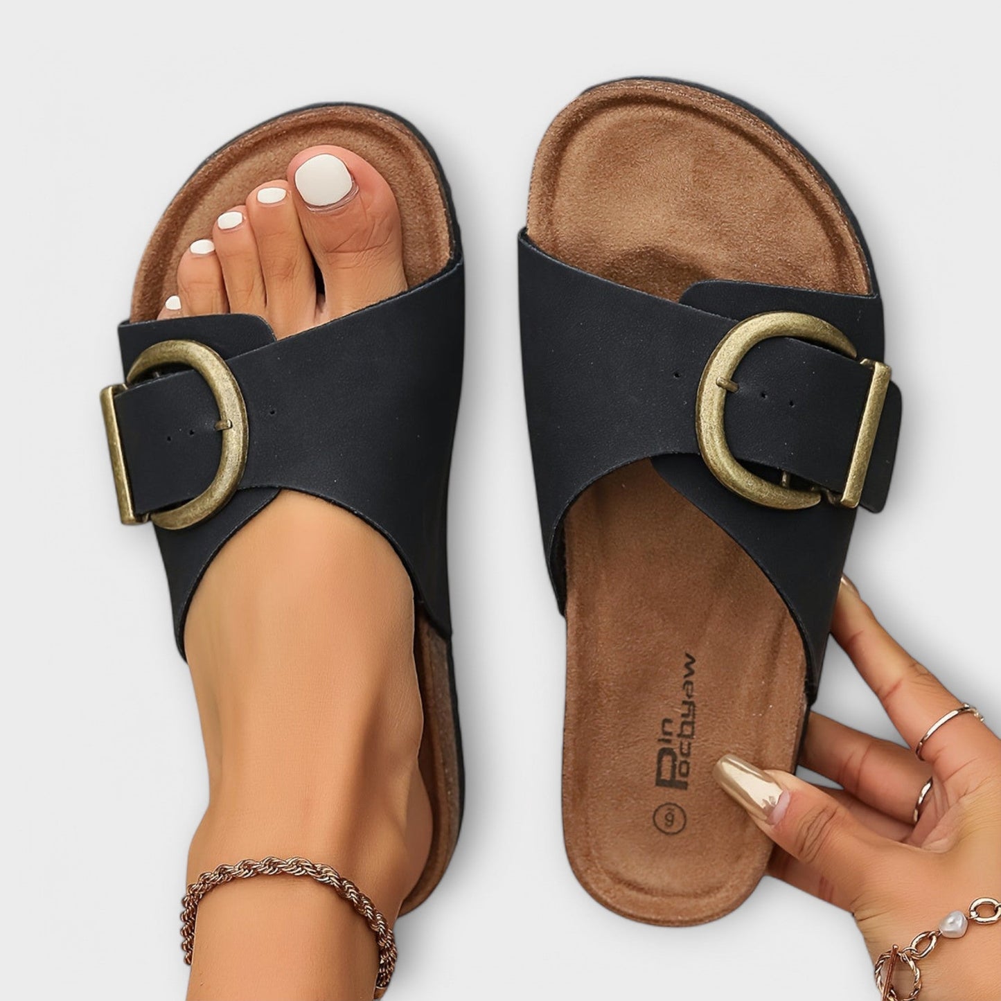 Sandales Élégantes en PU pour Femmes