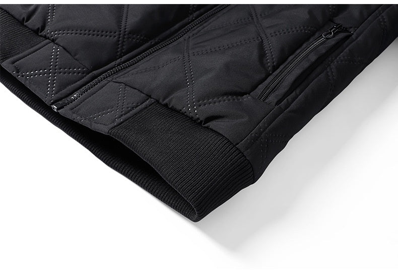 Veste Matelassée Hiver Homme – Chaude, Doublée Polaire, Décontractée