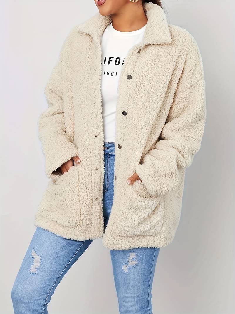 Veste teddy élégante pour femmes