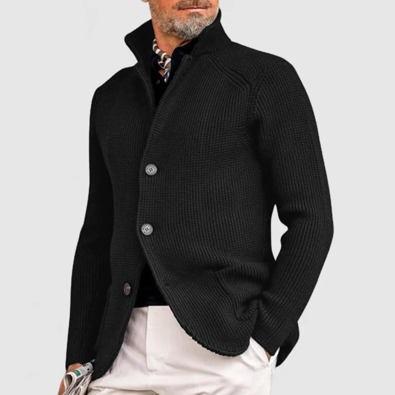 Cardigan Élégant à Manches Longues pour Hommes