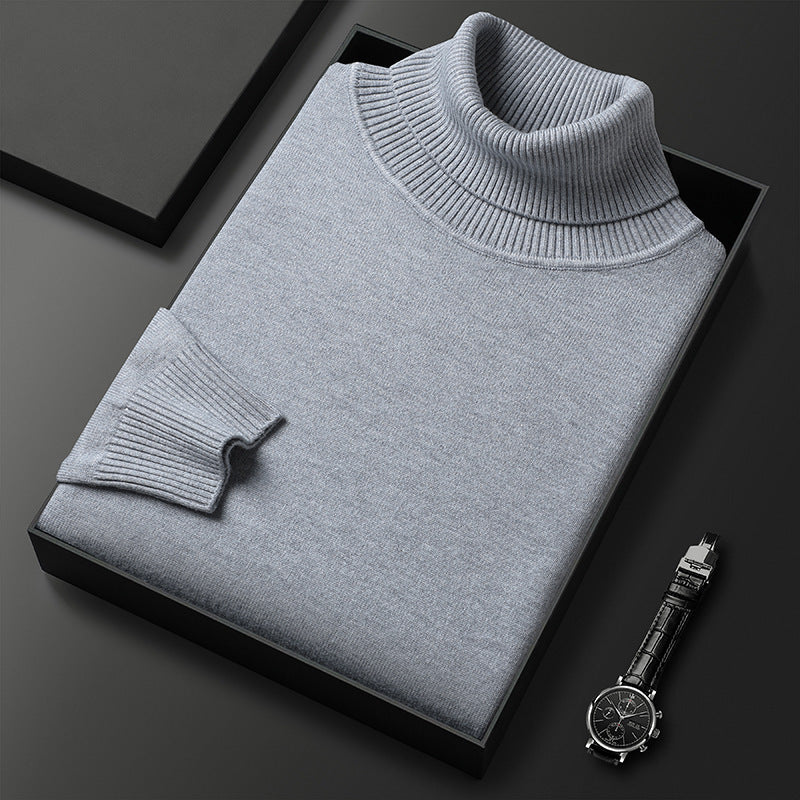 Pull Col Montant à Manches Longues pour Hommes