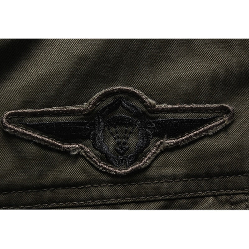 Veste Biker Décontractée en Coton pour Hommes