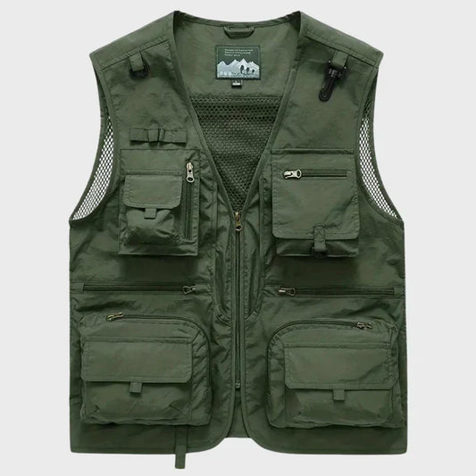 Gilet cargo respirant pour hommes