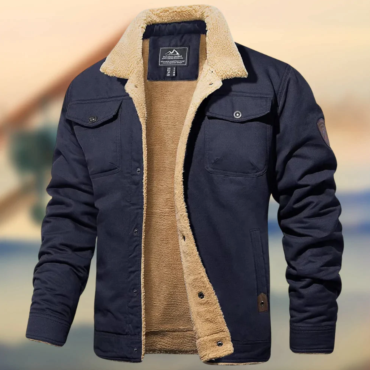 Veste d’Hiver Élégante pour Hommes