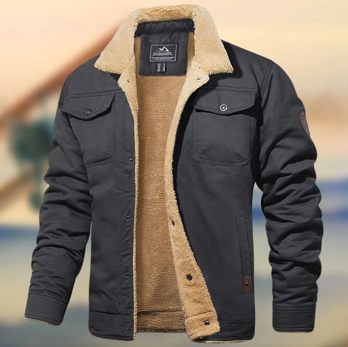 Veste d’Hiver Élégante pour Hommes