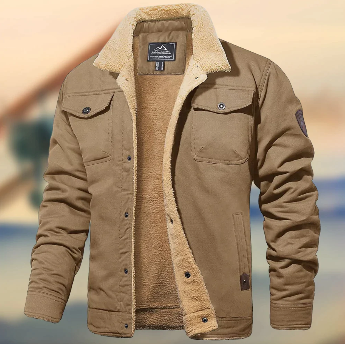 Veste d’Hiver Élégante pour Hommes