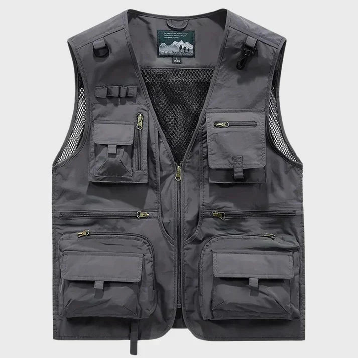 Gilet cargo respirant pour hommes