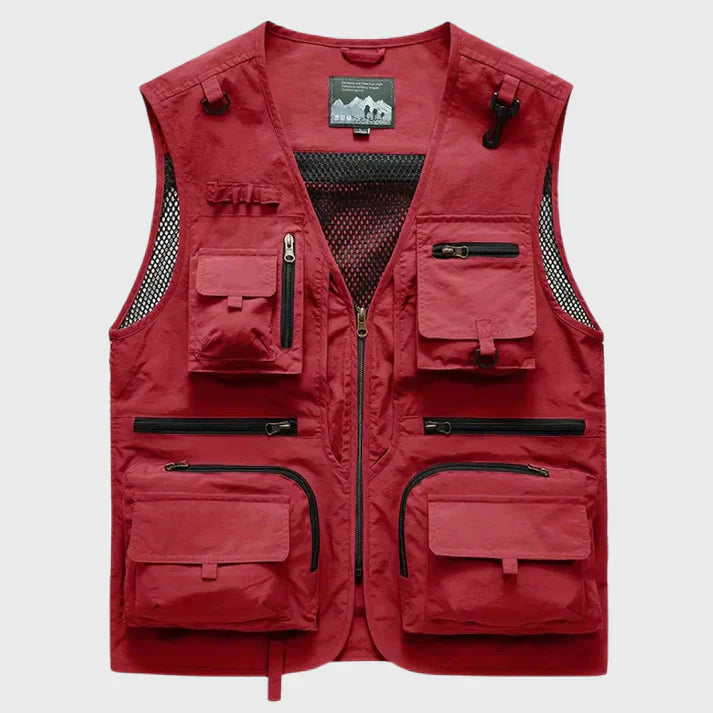 Gilet cargo respirant pour hommes