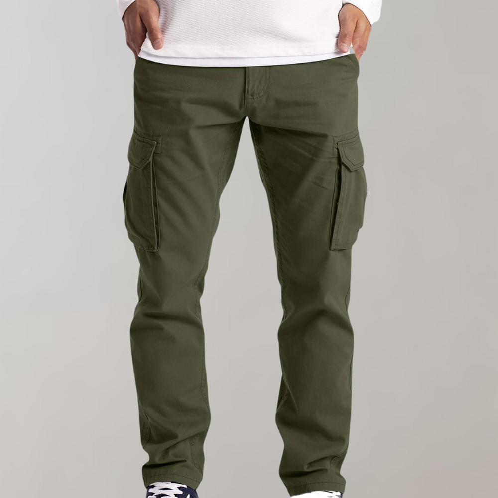 Pantalon Cargo Décontracté Multipoche pour Hommes