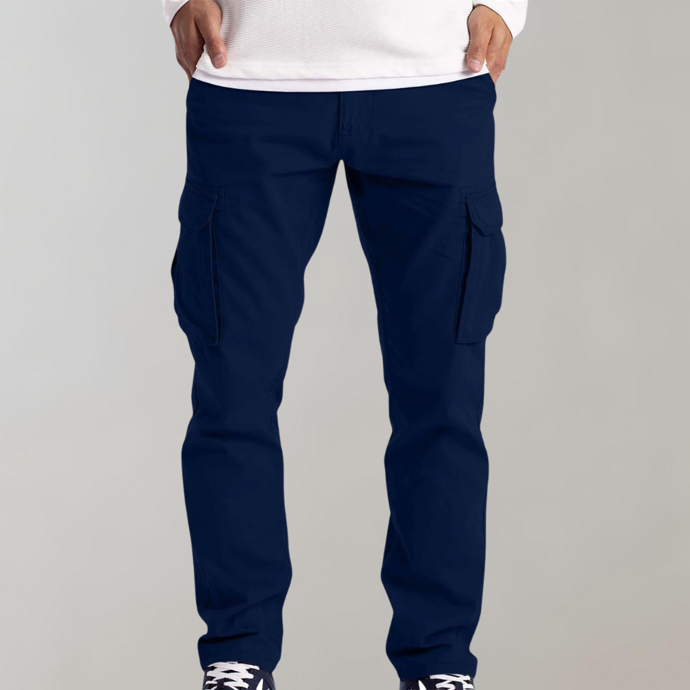 Pantalon Cargo Décontracté Multipoche pour Hommes