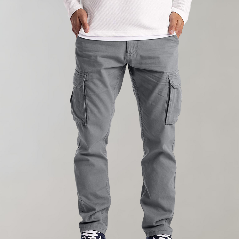 Pantalon Cargo Décontracté Multipoche pour Hommes